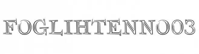 FoglihtenNo03  Descarca Fonturi Gratis