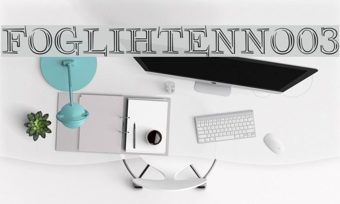 FoglihtenNo03 Font examples