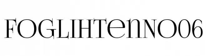 FoglihtenNo06  Fuentes Gratis Descargar