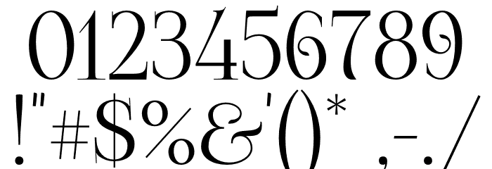 FoglihtenNo07 Font OTHER CHARS