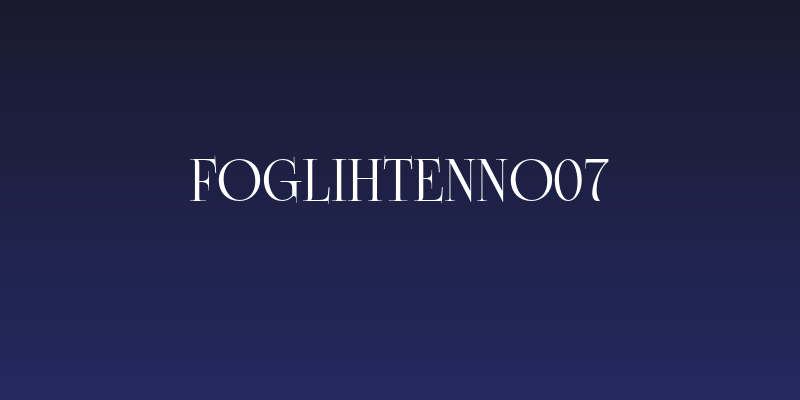 FoglihtenNo07 Social Header