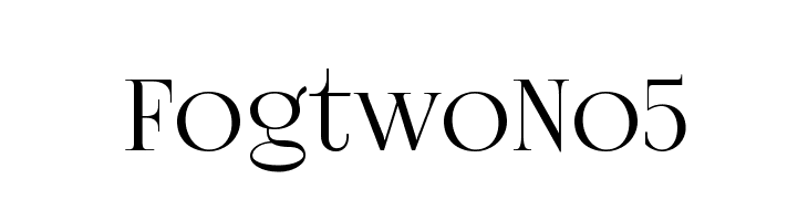 FogtwoNo5 Font