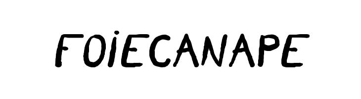 FoieCanape  Free Fonts Download
