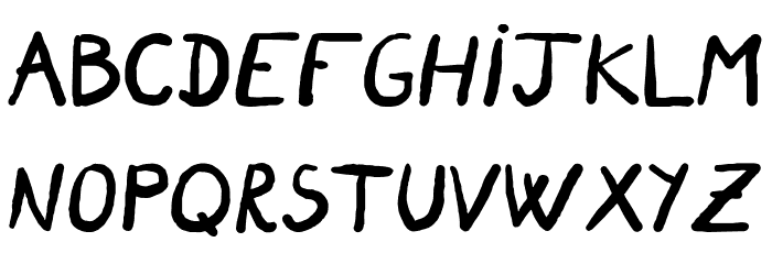 FoieCanape Font LOWERCASE