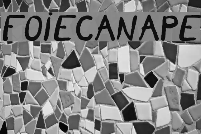 FoieCanape Font examples