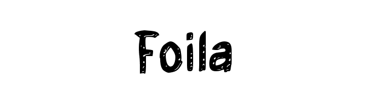 Foila  フリーフォントのダウンロード