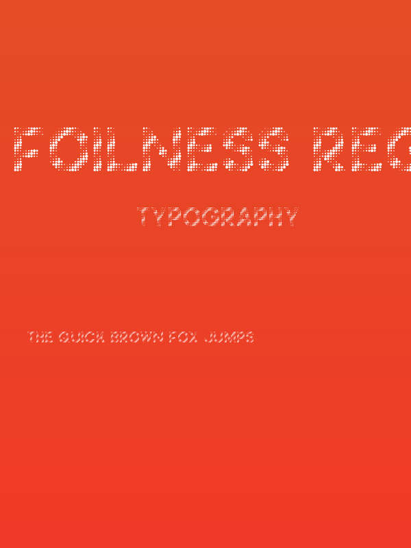 Foilness Regular Poster