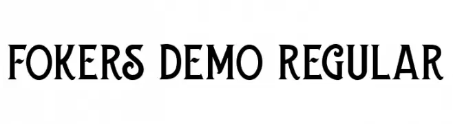 Fokers DEMO Regular  Frei Schriftart Herunterladen