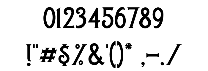 Fokers DEMO Regular Font OTHER CHARS