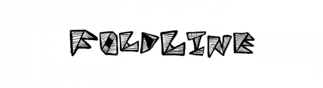 FoldLine  font caratteri gratis