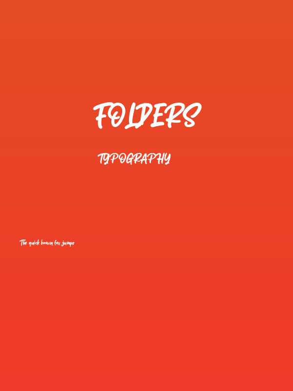 Folders Poster