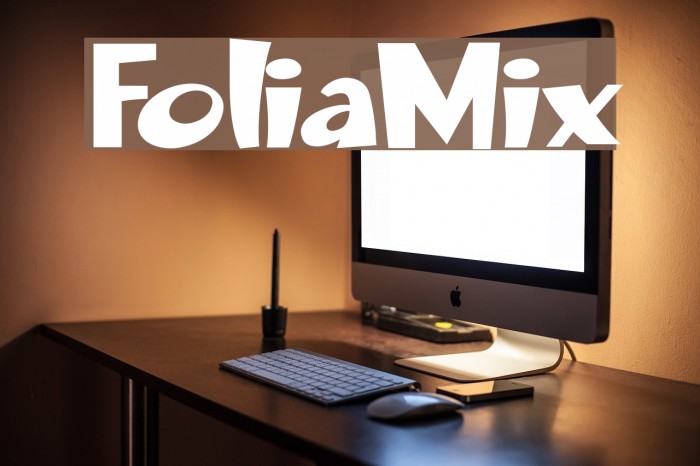 FoliaMix Font examples