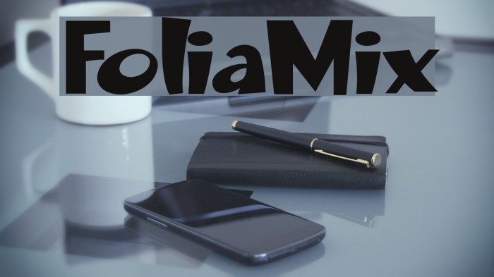 FoliaMix Font examples