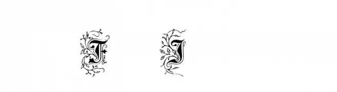 Foliar Initials  Fuentes Gratis Descargar