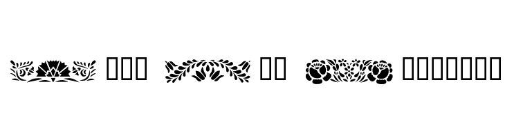 Folk Art Dividers  Скачать бесплатные шрифты