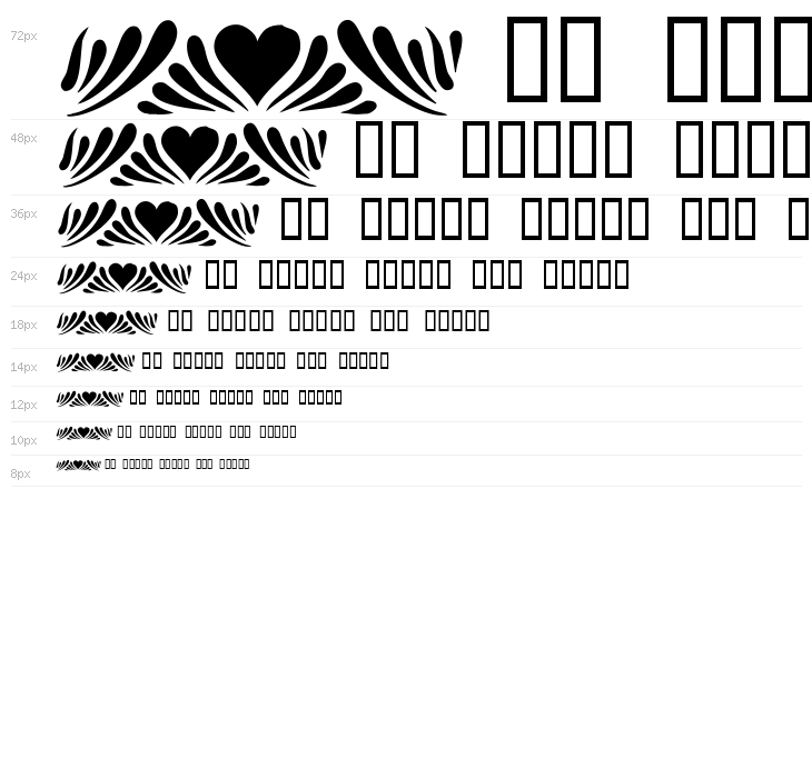 Folk Art Dividers Waterfall