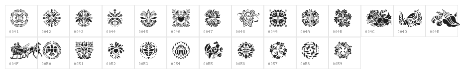 Folk Art Character Map