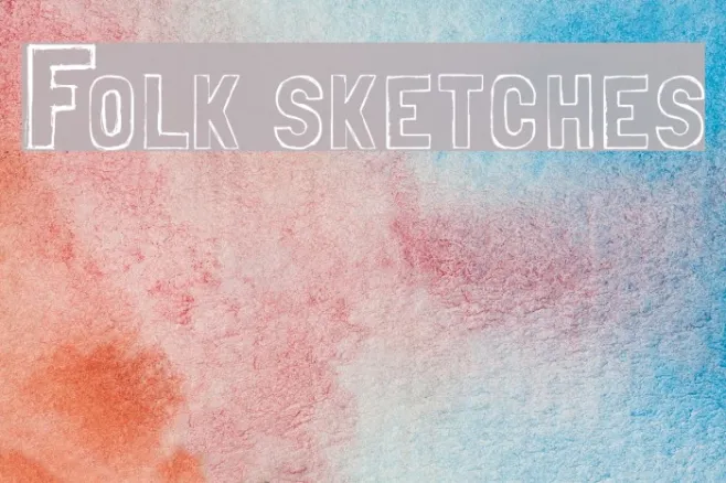 Folk sketches Example 1