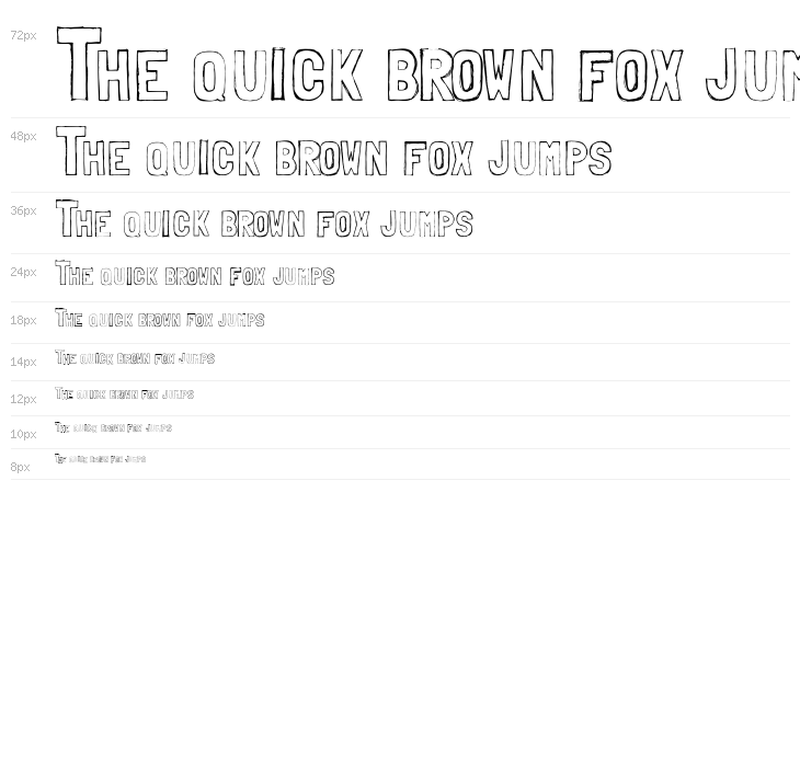 Folk sketches Waterfall