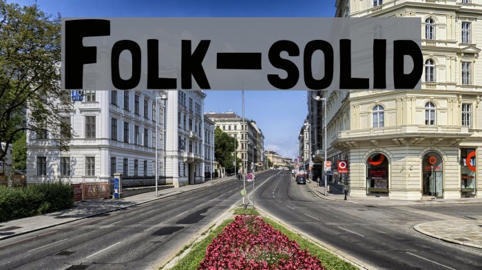 Folk-solid Caratteri examples