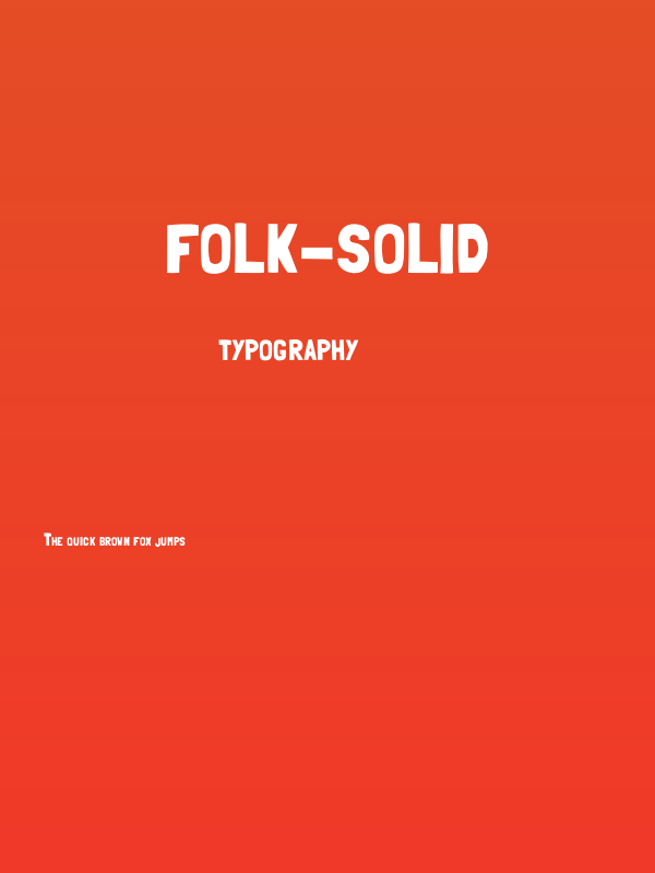 Folk-solid Poster
