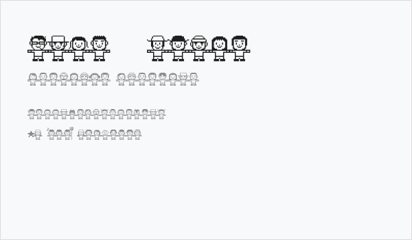 Folk   white Business Card