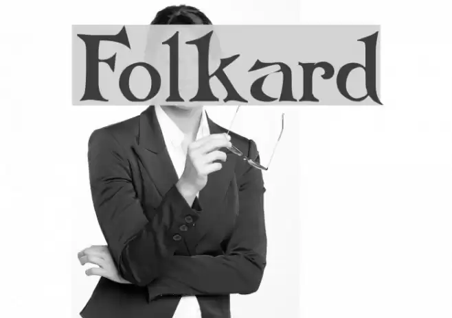 Folkard Font examples
