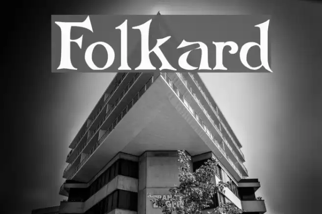Folkard Font examples