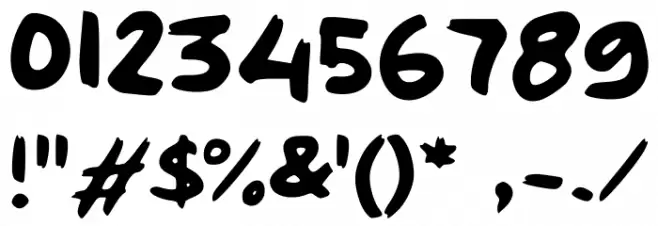 Folking Font OTHER CHARS