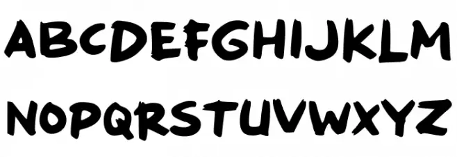 Folking Schriftart Groß