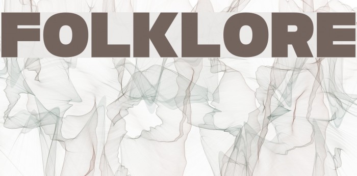 Folklore Font examples