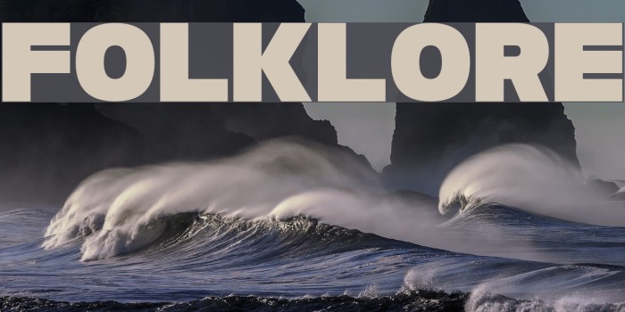 Folklore Font examples