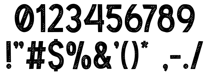 FolknerStamp Font OTHER CHARS