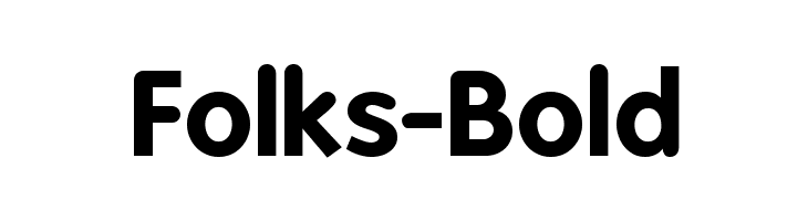 Folks-Bold Font