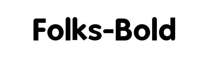 Folks-Bold  Скачать бесплатные шрифты