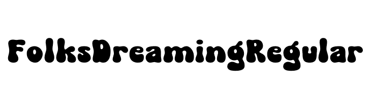 Folks Dreaming Regular  Frei Schriftart Herunterladen