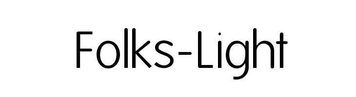 Folks-Light Font