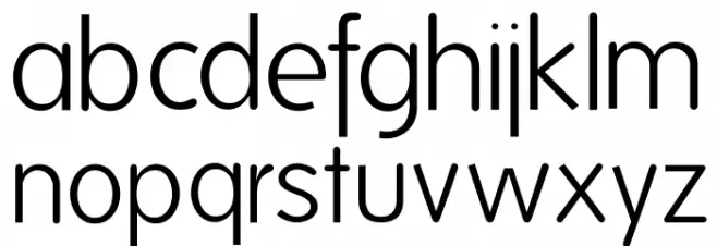 Folks-Light フォント 小文字
