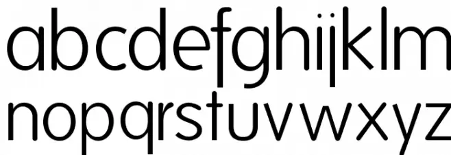 Folks-Light 字体 小写