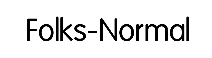 Folks-Normal 字体