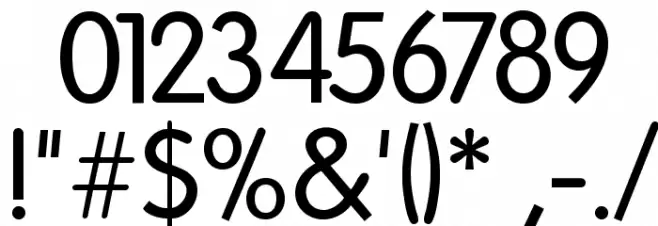 Folks-Normal Schriftart Anderer Schreiben