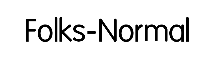 Folks-Normal  Descarca Fonturi Gratis