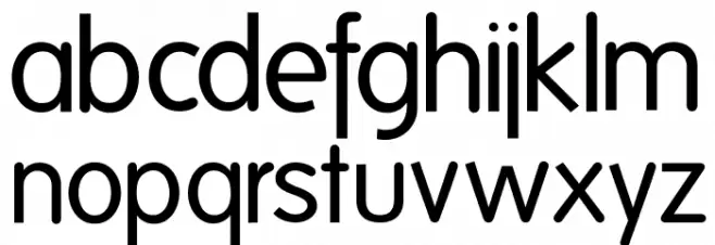 Folks-Normal Font LOWERCASE