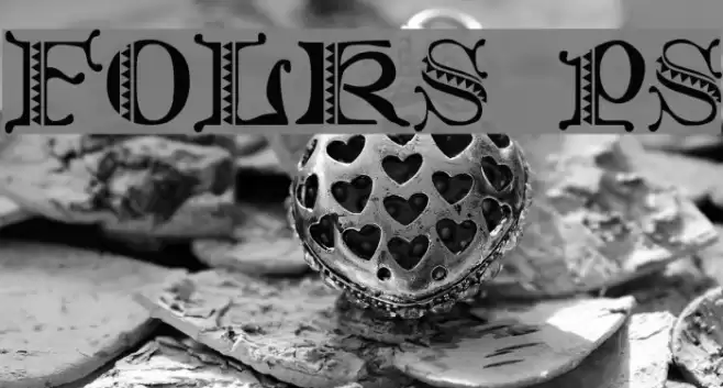 Folks PS Font examples