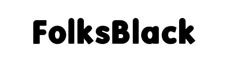 FolksBlack फ़ॉन्ट
