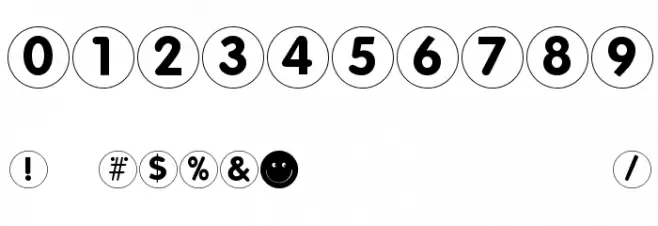 FolksCirclePositive Font OTHER CHARS