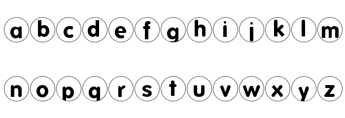 FolksCirclePositive Fonte MINÚSCULAS