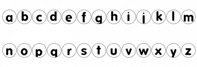 FolksCirclePositive फ़ॉन्ट लोअरकेस