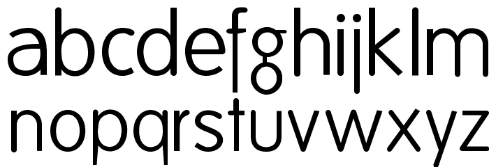 FolksDecoon-Light Font LOWERCASE