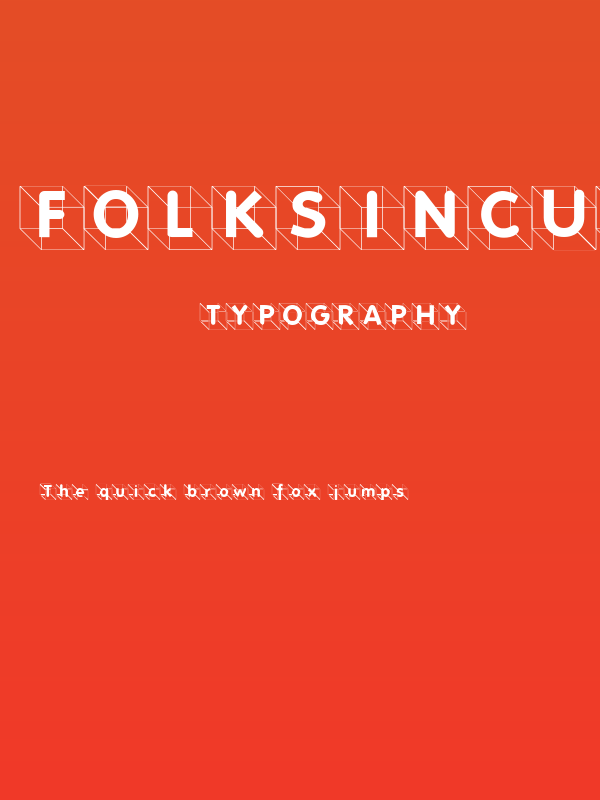FolksInCube Poster